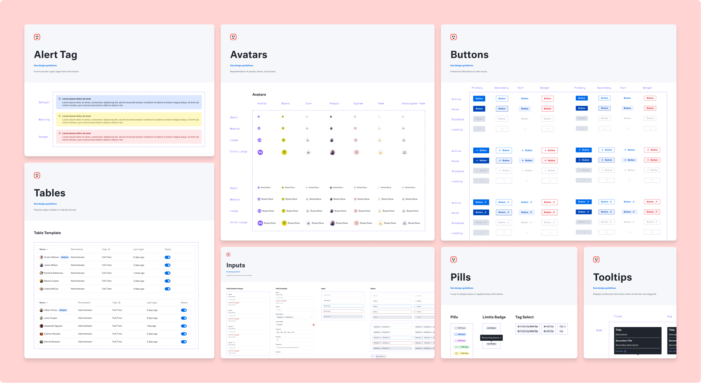 Tracking updates of components in a component database